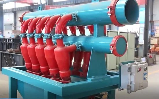 Drilling Mud Solid Control System Cast Iron/Hycocyclone Desander